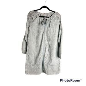 Sundance Coastland Eyelet Boho Dress Size Petite Small